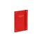 New York Central Eternity Ninety Flat Book - 4x6" Sketch Watercolor Journal - Red Soft Paperback Cover - Watercolor Sketchbook Journal w/ Elastic Band, 10 Sheets 100% Cotton, 90 lb Cold-Pressed